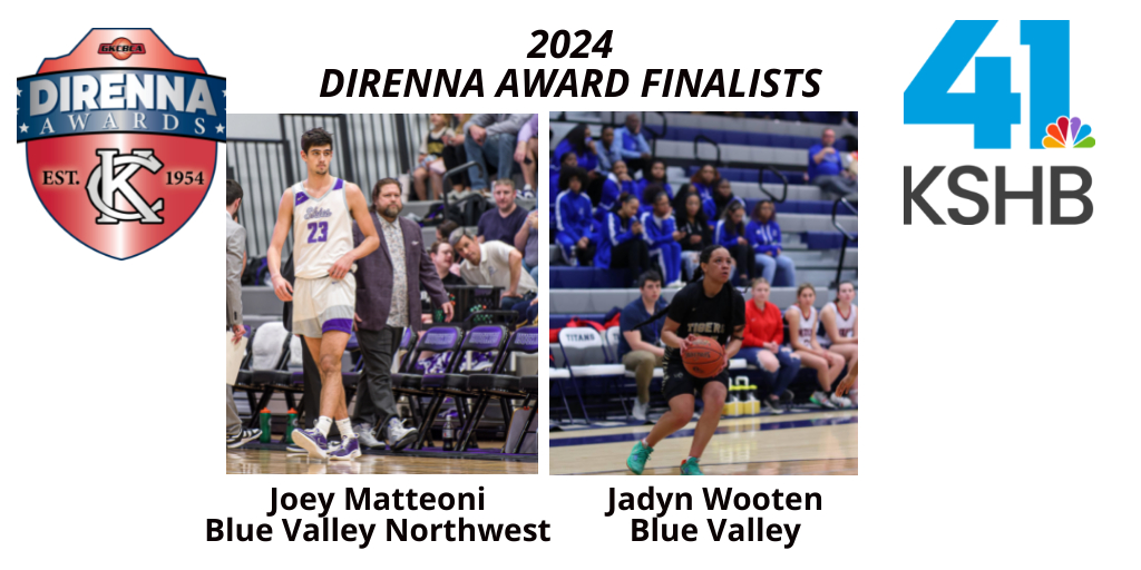 Two more 2024 DiRenna Award finalists just announced on @KSHB41. Only two left to go, tune in at 10pm to see who they are and the complete list of the 5 Male and 5 Female finalists