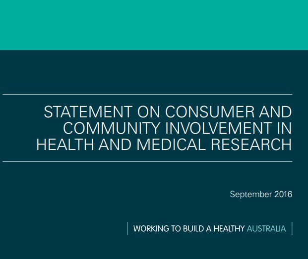 📣The NHMRC &amp; CHF are undertaking a national stakeholder engagement process to review the 2016 Statement on Consumer &amp; Community Involvement in Health &amp; Medical Research. There are various ways to have your say, including an online survey 💬

Details ➡️ buff.ly/3PSiLW0