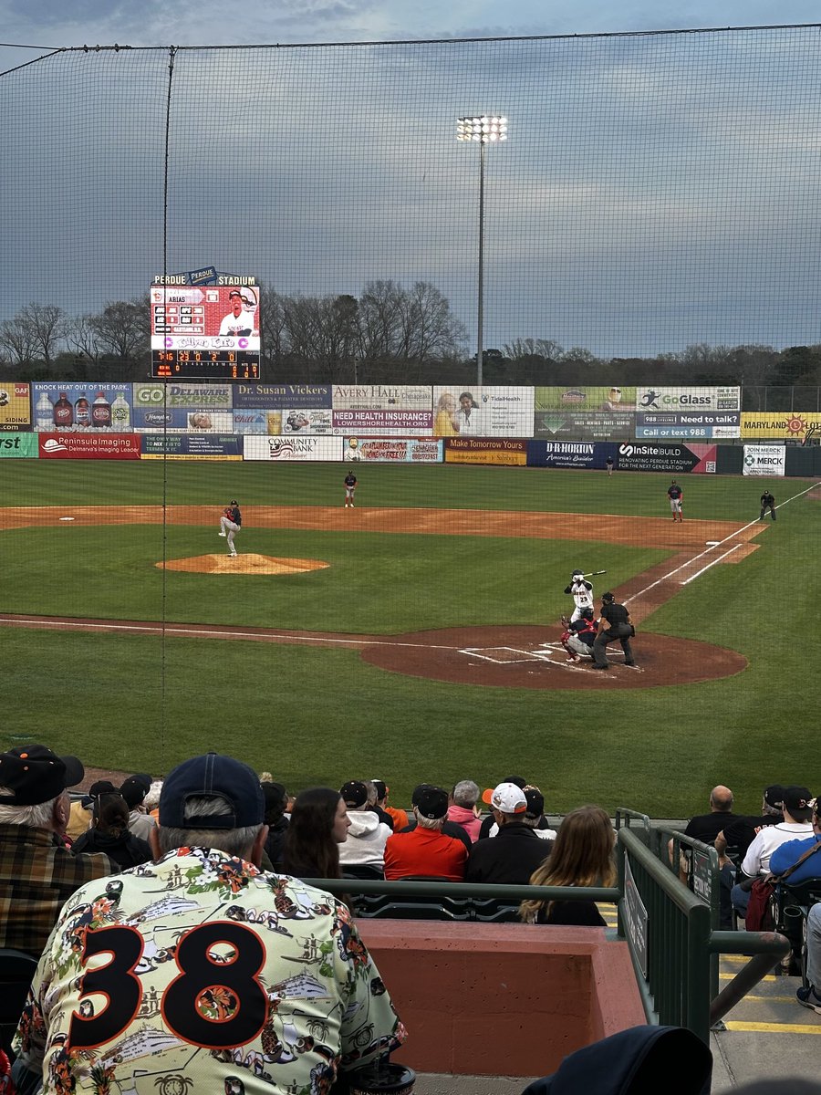 Delmarva Shorebirds vs. Salem Red Sox