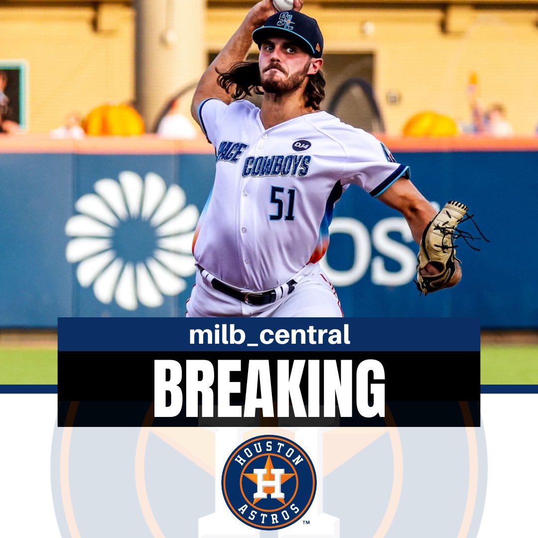 milb_central's tweet image. The Houston Astros are calling up Spencer Arrighetti to the majors.