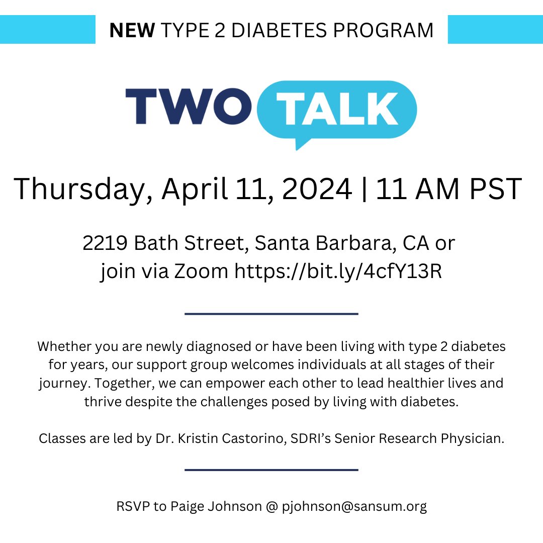 Living with type 2 diabetes comes with its unique set of challenges, but you don't have to face them alone.🌟 Mark your calendars for April 11 at 11am PT and be part of a community that uplifts, supports, and inspires. We're stronger together!