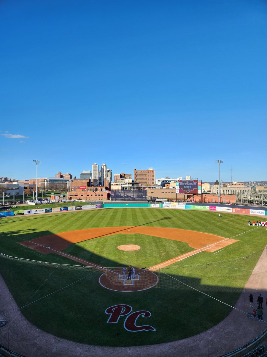 First opening day as the head groundskeeper!