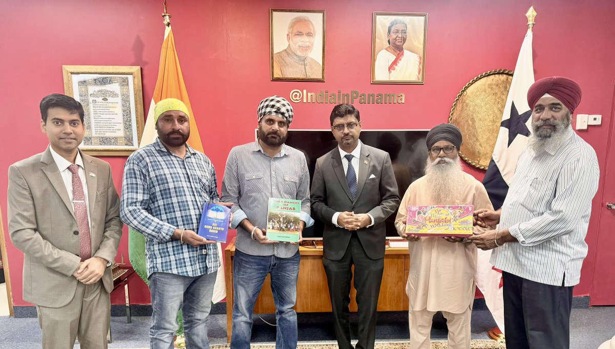 🇮🇳 India Panama 🇵🇦 🔸Reaching out to Community Leaders 🔸 Ambassador @doctorsumitseth met leaders from the Sikh Community in Panama They discussed ways to create mechanisms to bring together Indian Diaspora through traditions, cultural events and festivals