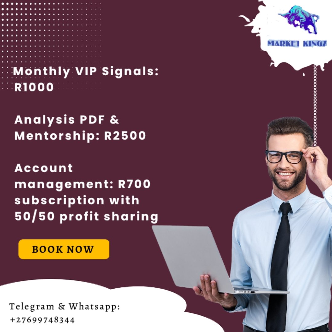 For free forex signal daily follow my link below Telegram Group: t.me/MarketKingz01 For VIP group signals, Account Management & Mentorship course with tools DM admin Telegram/WhatsApp: +27699748344