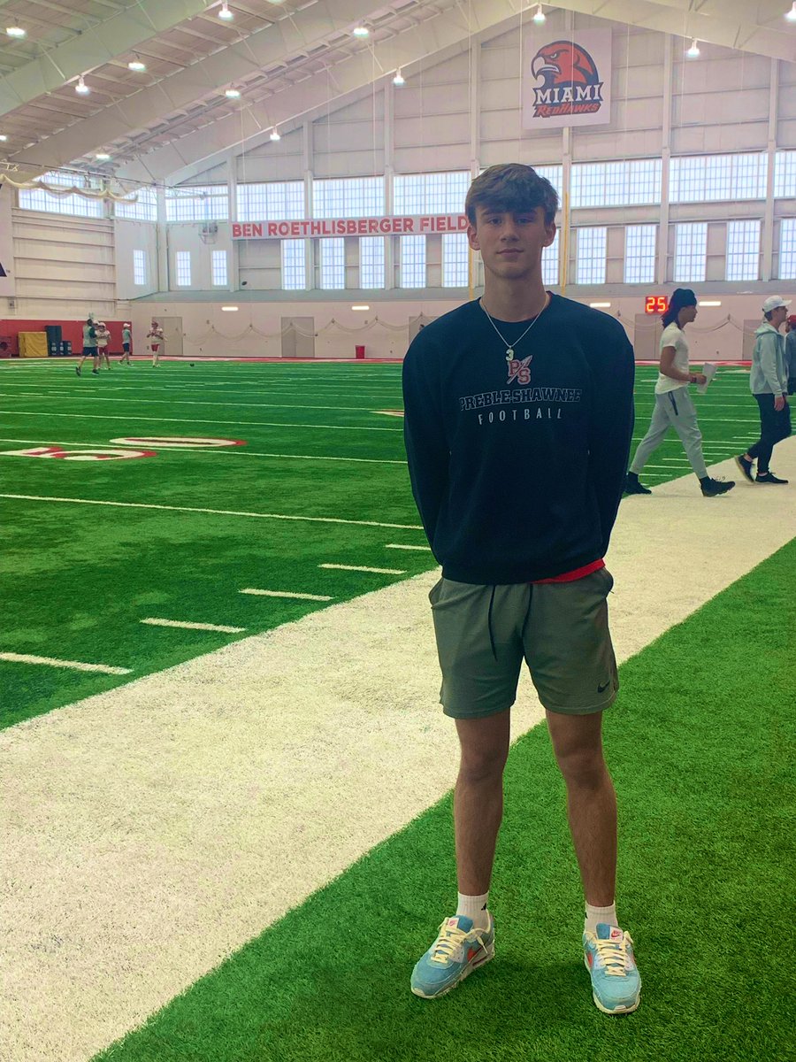 Another enjoyable visit <a href="/MiamiOHFootball/">Miami Football</a> I appreciate the invite.
<a href="/Martin_Miami_HC/">Chuck Martin</a> 
<a href="/A_Ragland14/">Gus Ragland</a> 
<a href="/CoadyKeller1/">Coady Keller</a> 
<a href="/BrettGabbert/">Brett Gabbert</a>