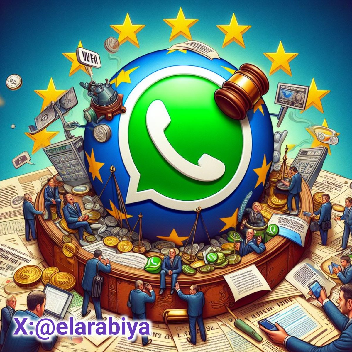 elarabiya's tweet photo. #واتساب  تغير شروطها بضغط من الاتحاد #الأوربي، هل ستوافق ام تحذف #التطبيق (نقطة شديدة الخطورة).

https://t.co/hzkkUn1KMp

#whatsapp #euro #واتساب #الاتحاد_الاوروبي #كل_عام_وانتم_بخير
#عيد_الفطر_المبارك
#دوري_أبطال_أوروبا https://t.co/Yl5J8e2ZTk