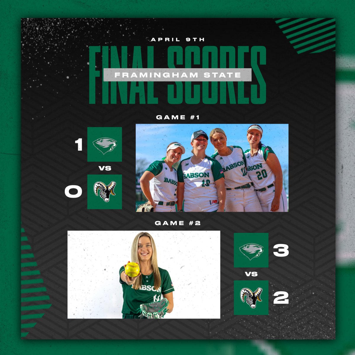 Break out the brooms 🧹🧹🧹 Beavers swept Framingham State in walk off fashion as Caroline Taylor came through with a HUGE 2RBI single in game 2! Great team wins! 

#GoBabo #StrictlyBusiness #EveryDamDay