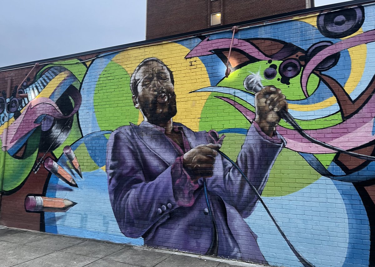 Love this mural of Marvin Gaye in DC