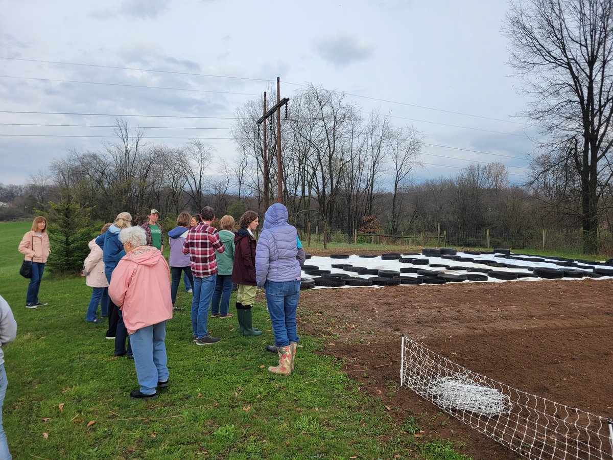 The rain couldn't stop my wife from talking about her garden! 

We had a fun time hosting a local Garden Club and sharing about the methods and tools she uses to grow a variety of vegetables for her produce business!
#FamilyFarm #FarmWeird