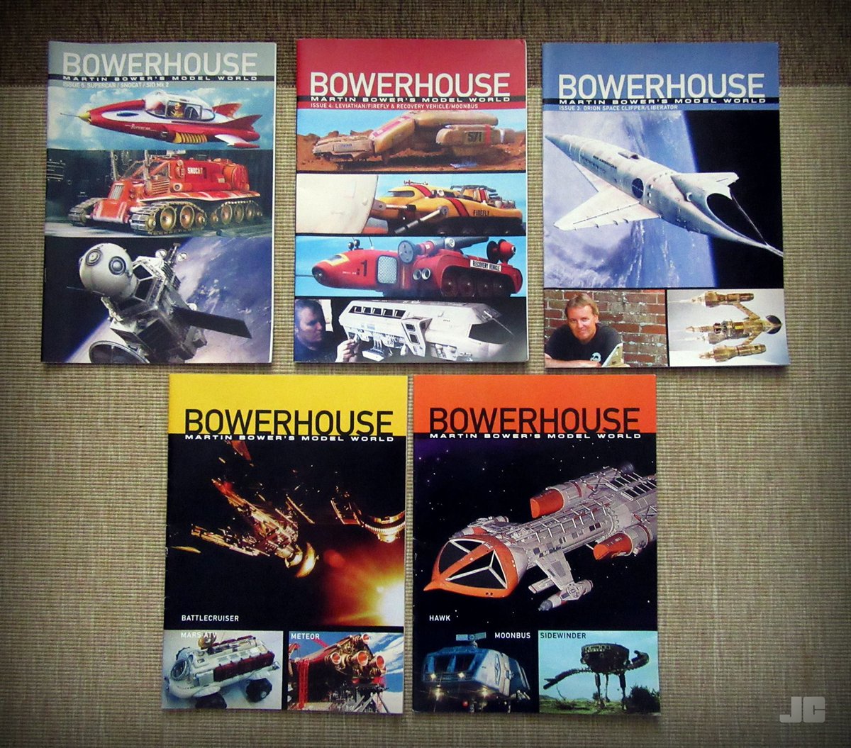 BOWERHOUSE - Martin Bower's Model World. Was lucky to get all five issues from SFM:uk. A wonderful publication, just shame it was short-lived. #MartinBower #Space1999 #BowerHouse #SFMuk #SFX #modelmaker #propmaker #gerryanderson #sylviaanderson #fanderson #ITV #scifi #culttv