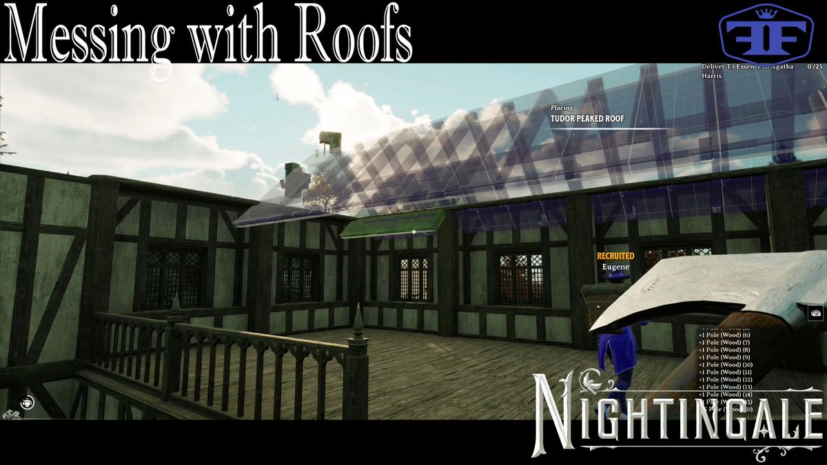 Nightingale | Episode 49 | Messing with Roofs 
buff.ly/4cMQdqB 
@PlayNightingale @InflexionGames #Nightingale #indieDev #indieGame #steamgames #gamedev #earlyaccess @ohnocoho @DreadPirateDuo