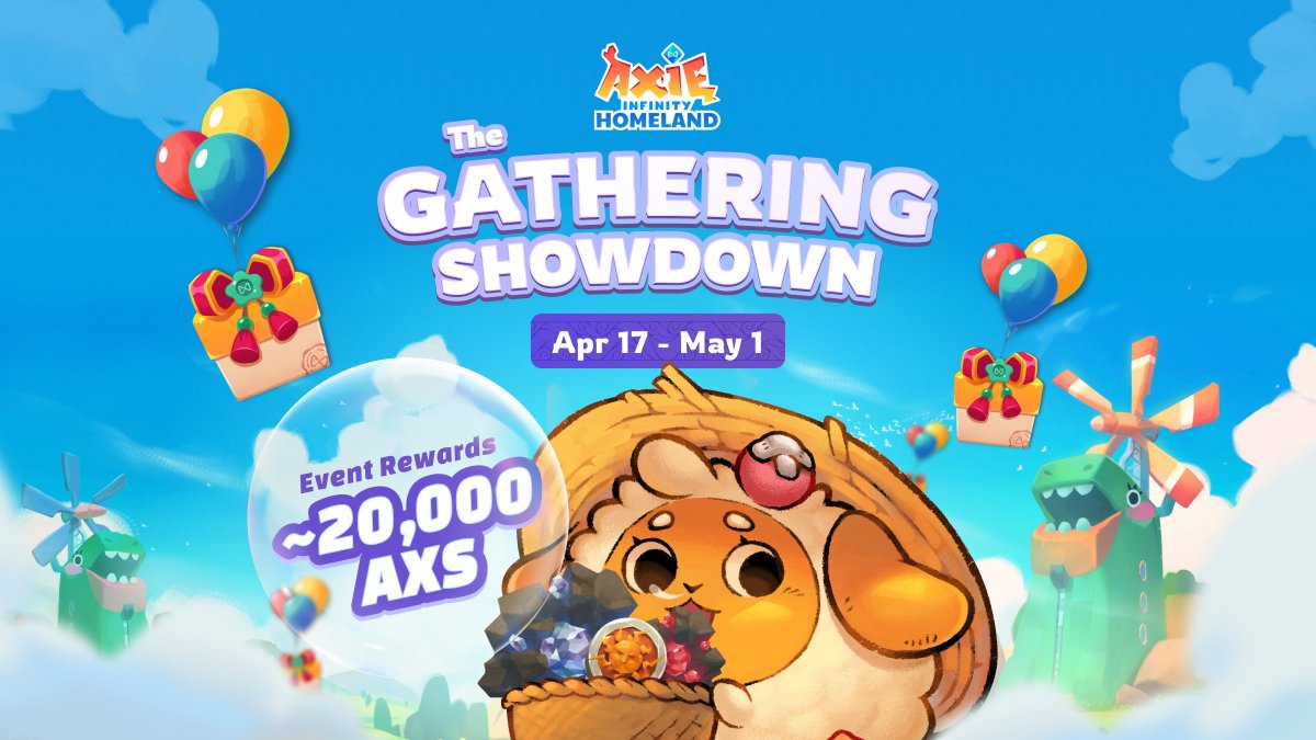 ¡Se acerca el Homeland Gathering Showdown! 2 semanas desde el 17 de Abril hasta el 1 de Mayo. ~20K AXS en recompensas. Infinitas posibilidades. Hemos escuchado sus comentarios sobre el leek de Homeland y hemos hecho los ajustes necesarios en el leaderboard del evento. •…