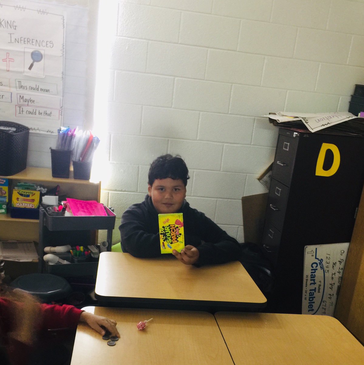 Financial literacy in third grade. We used candy to find out what happens to the cost of an item when supply decreases. Can you guess which item was scarce? HumbleISD_TE