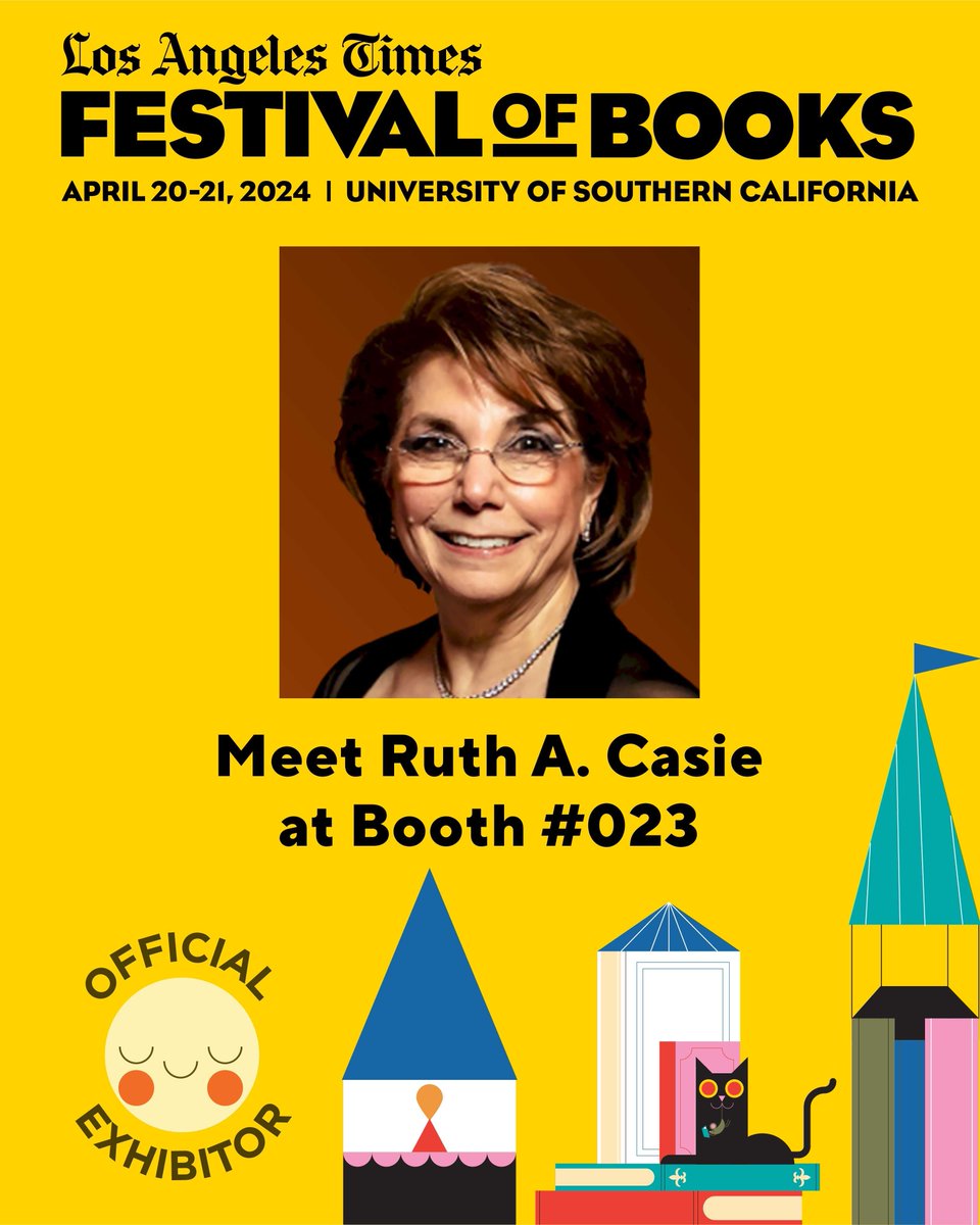 I'll be in the Dragonblade Booth at the Festival of Books 2024, in LA April 20th- 21st. I hope to see you there! buff.ly/43eGzsw #bookfair #bookevent #FestivalofBooks #RuthACasie
