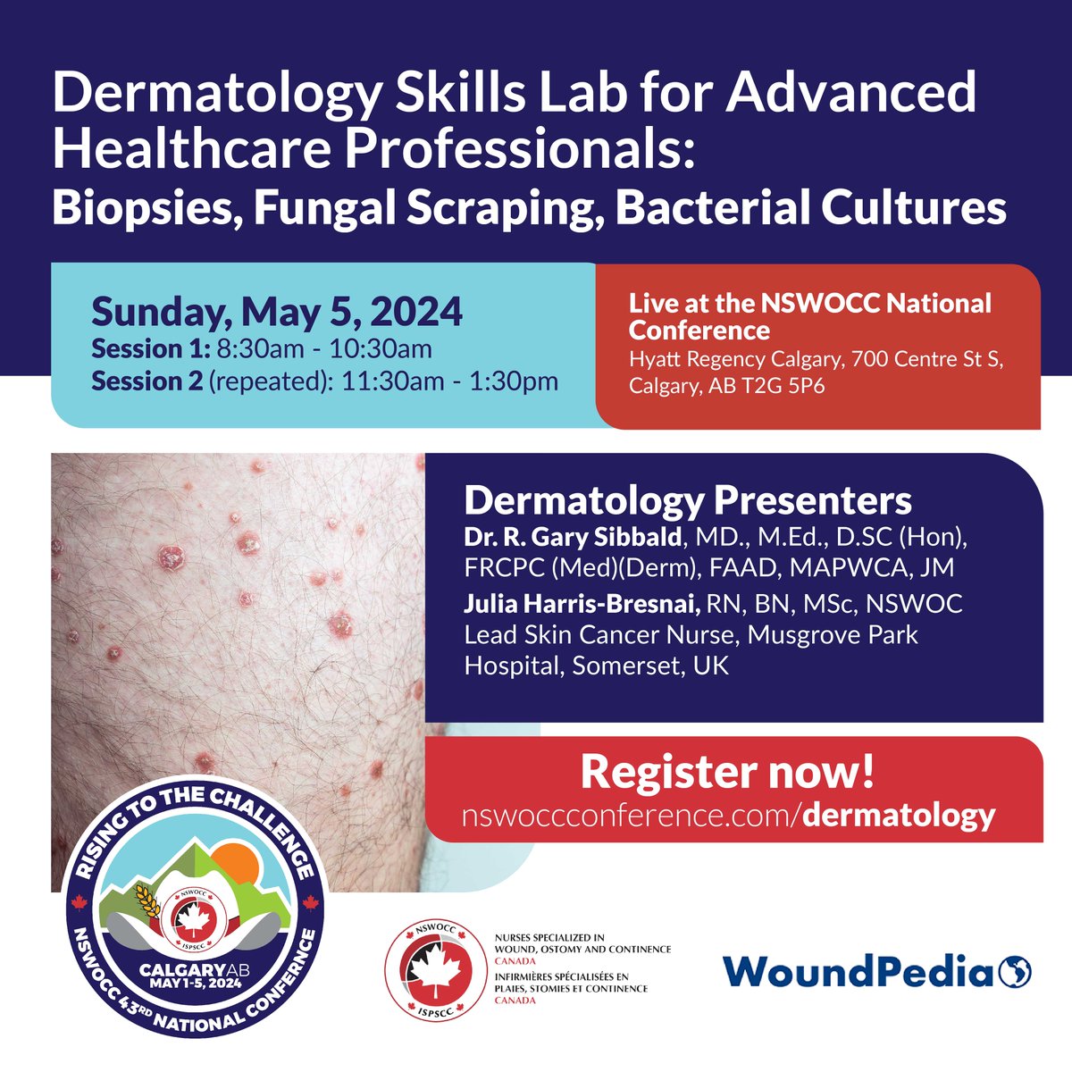 Are you ready to take your dermatological expertise to the next level? We're excited to offer a #Dermatology Skills Lab on Sunday, May 5, 2024. Spaces are limited - don't wait to secure your spot! nswoccconference.com/dermatology#sk…