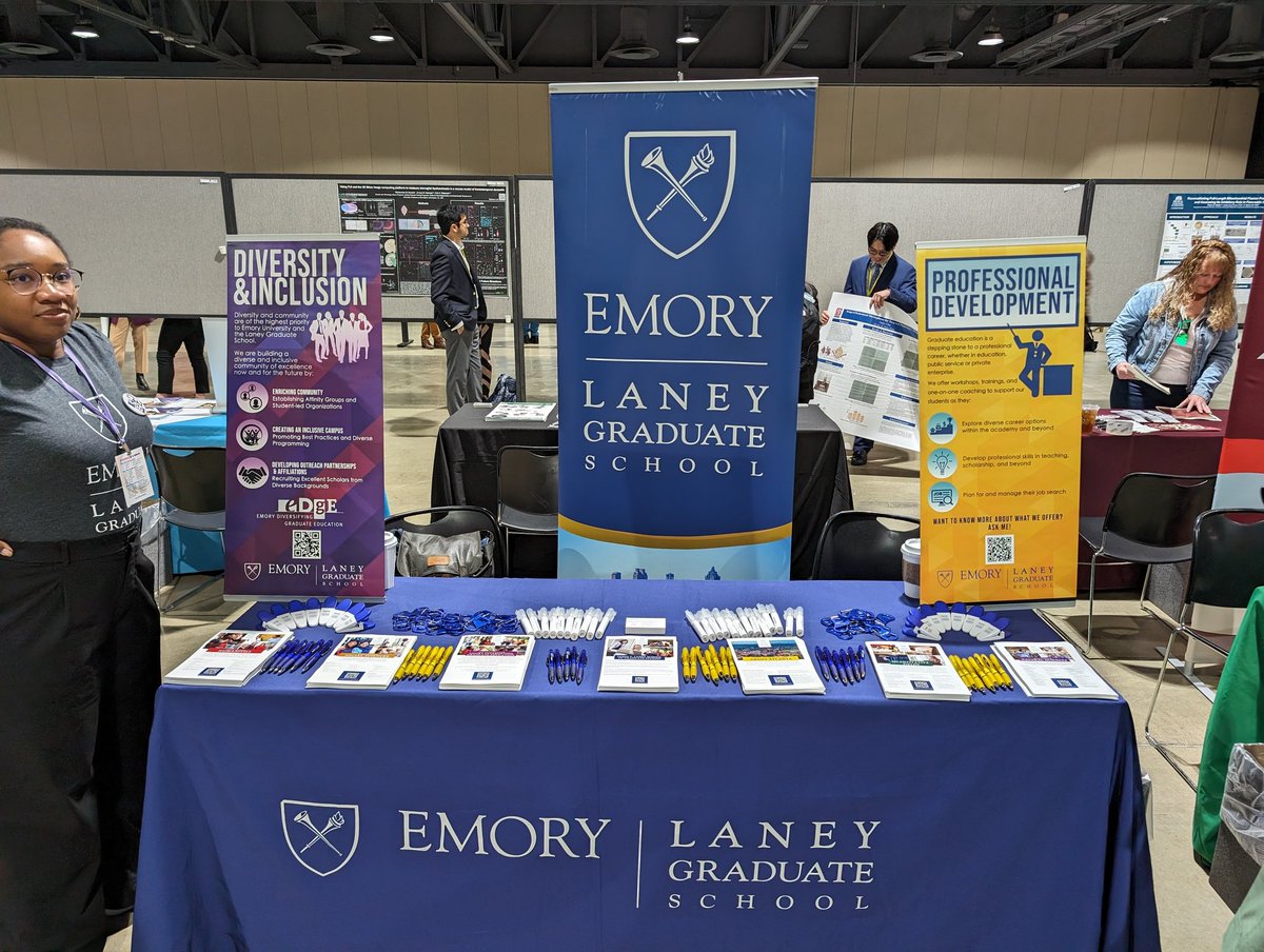 Day 1 is in the books for @laneygradschool! Come by tomorrow to Booth #68 if you are at #NCUR. #DiversityisExcellence