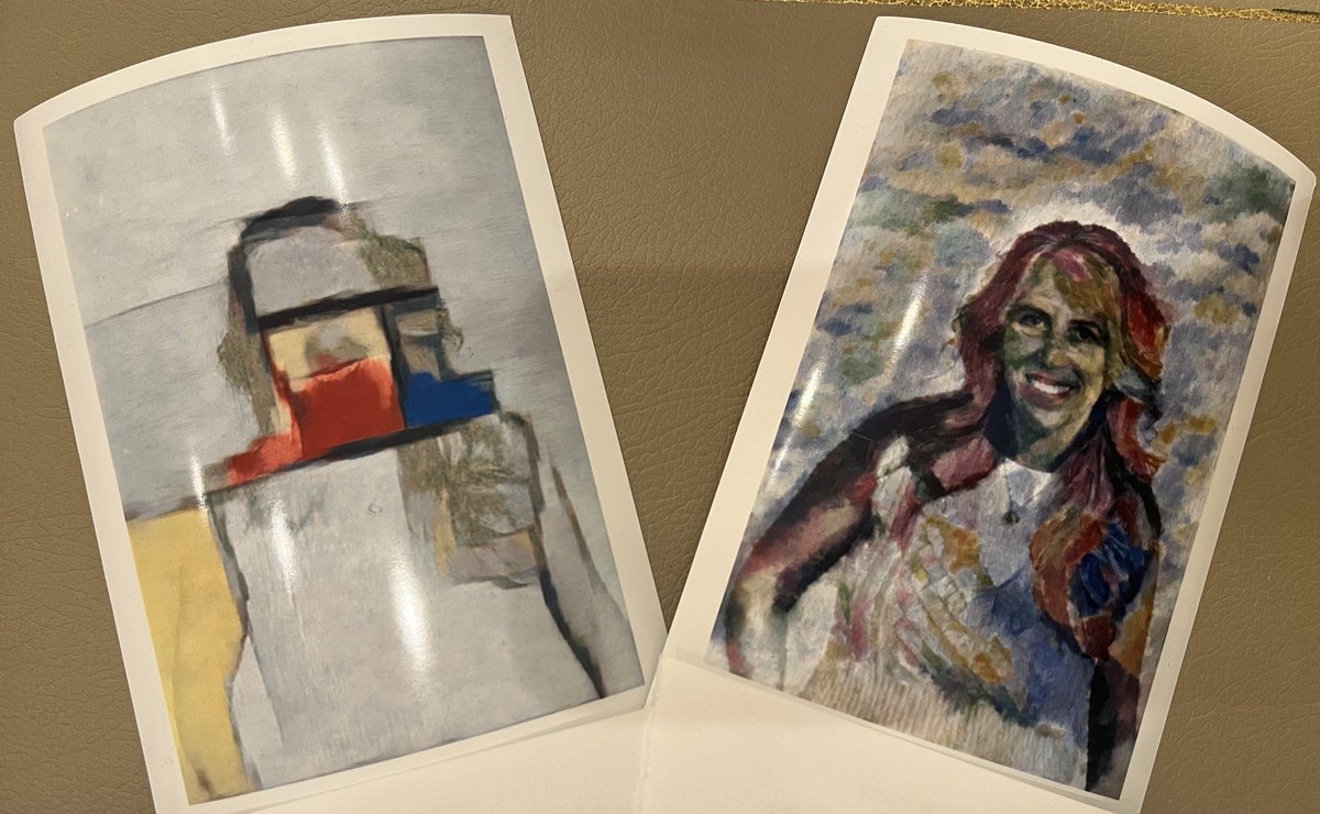 Check out the cool AI altered pics “in the style of the great masters of painting.” I like the one on the left …from now on that’s how I will see myself. #PBW2024⁩. Great day.