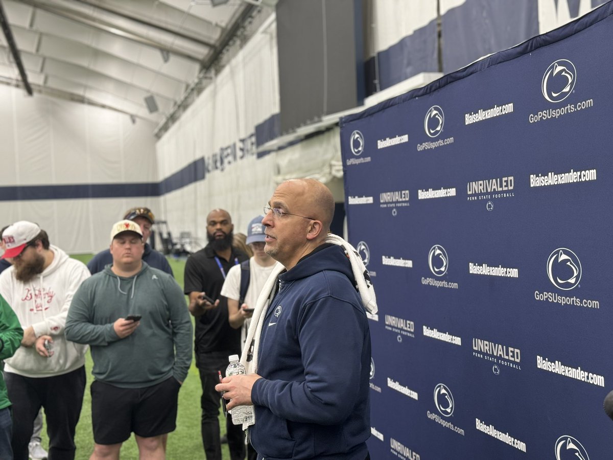 James Franklin said he expects a traditional spring game despite Penn State dealing with “bumps and bruises” during spring ball