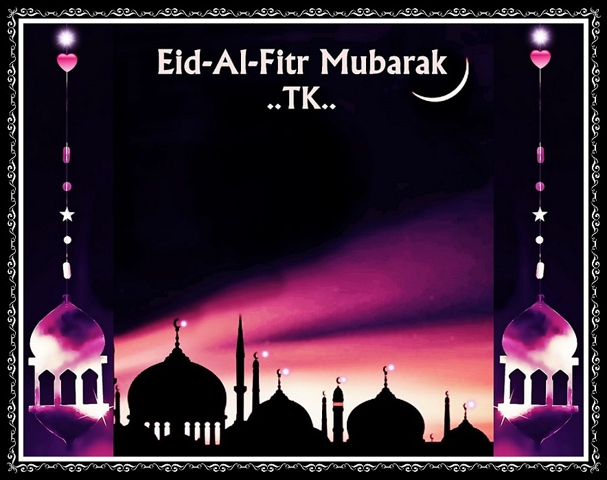 ~...Eid-Al-Fitr Mubarak🌙 Alvida Alvida RAMADAN ♥️ Ramadan Is The Gentle RAIN That Nourishes & Clean Our HEART & SOUL ♥️ EID Is The RAINBOW That Colors Our WORLD With Peace & Blessings ♥️ May Our EID Filled With Togetherness ♥️💜🌹💜♥️ #EIDMUBARAK TO ALL MUSLIMS...~