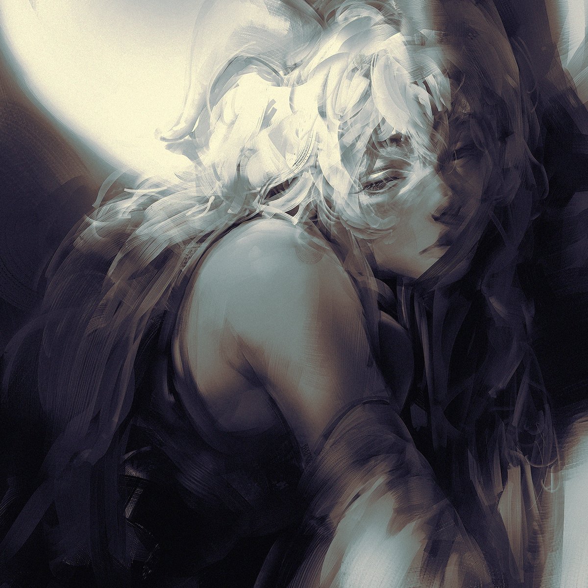 PluviumG's tweet image. Hi #PortfolioDay 
I like drawing semirealistic portraits
