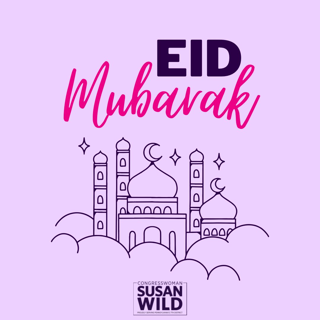 As the month of Ramadan comes to a close, my team and I wish you a joyous Eid al-Fitr! May this day bring you and your loved ones joy and peace.    Eid Mubarak!
