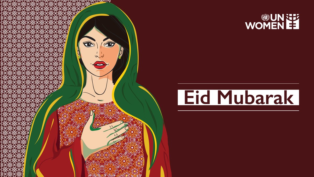 Eid Mubarak from all of us at UN Women in #Afghanistan! May this Eid bring with it a renewed commitment to standing behind Afghan women and girls in the struggle for their rights.