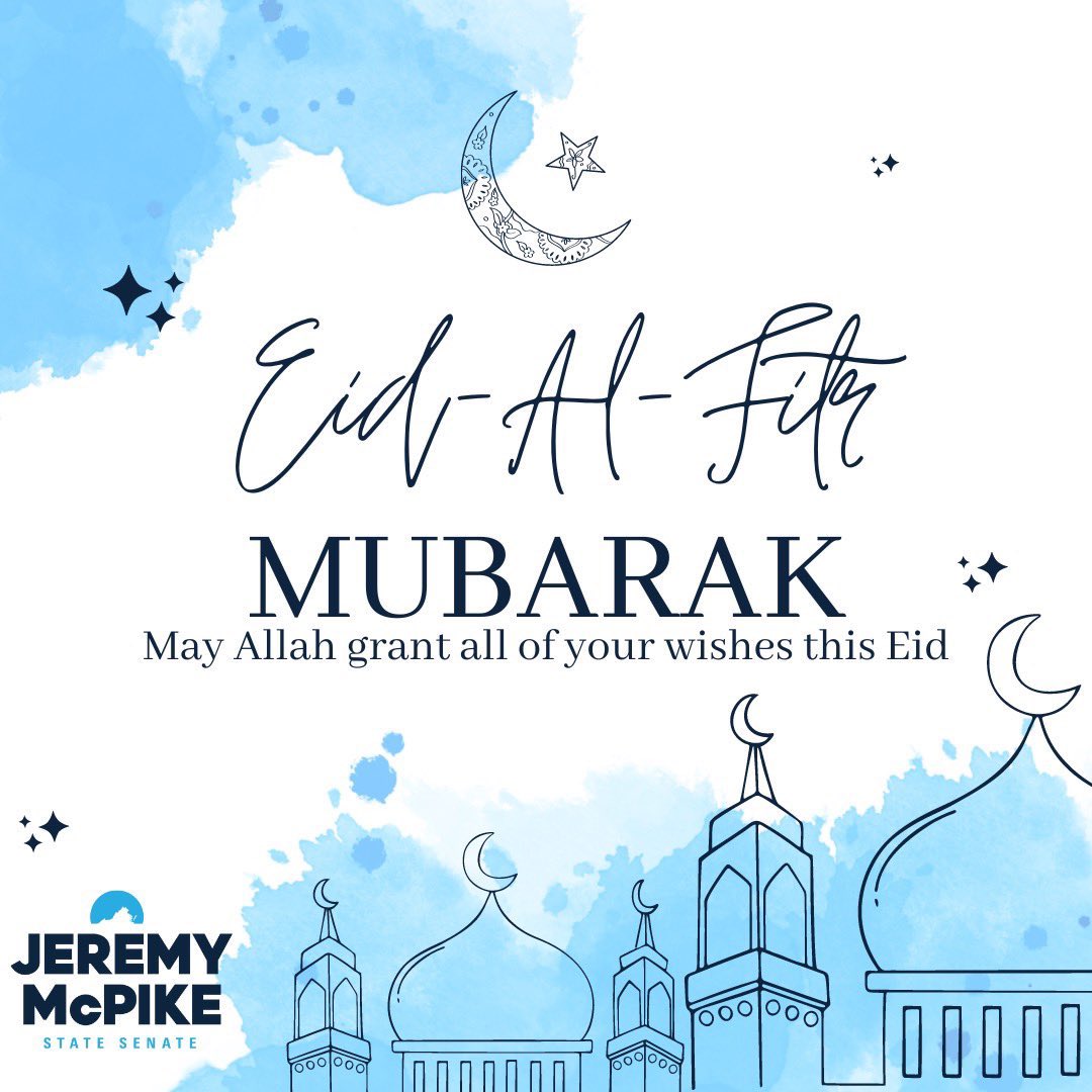 #EidMubarak to all those celebrating in the 29th District and across our Commonwealth!