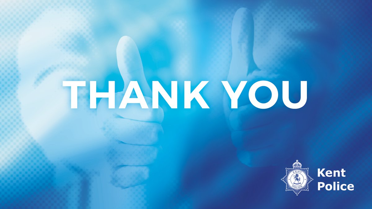 A 16-year-old girl reported missing on Tuesday 9 April from #Rochester and thought to be in the #Folkestone area has been found safe and well. Our officers would like to thank all those who assisted with their enquiries.