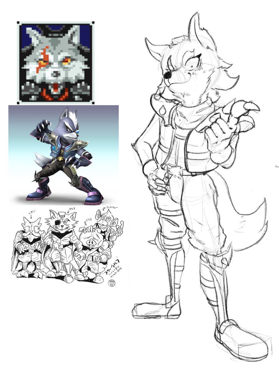 My take on wolf #starfox