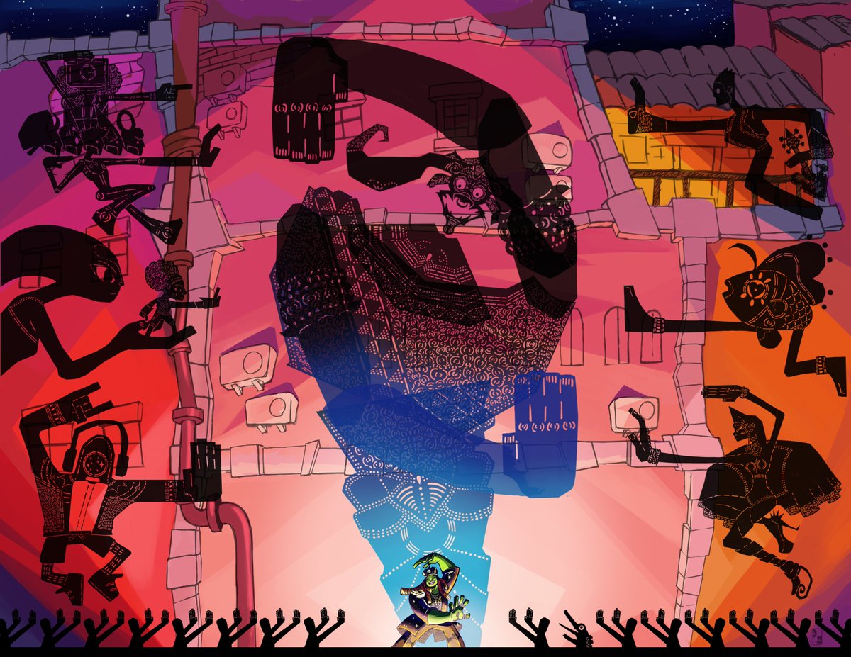 Hello hllo #PortfolioDay   I'm Anthony, a freelance Illustrator, concept Artist, and designer that doesn't draw mellow things. I'd rather make that art PACK A PUNCH!!!    

🌐mellowmarzart.carrd.co 
📷: Mellowmarzart@gmail.com