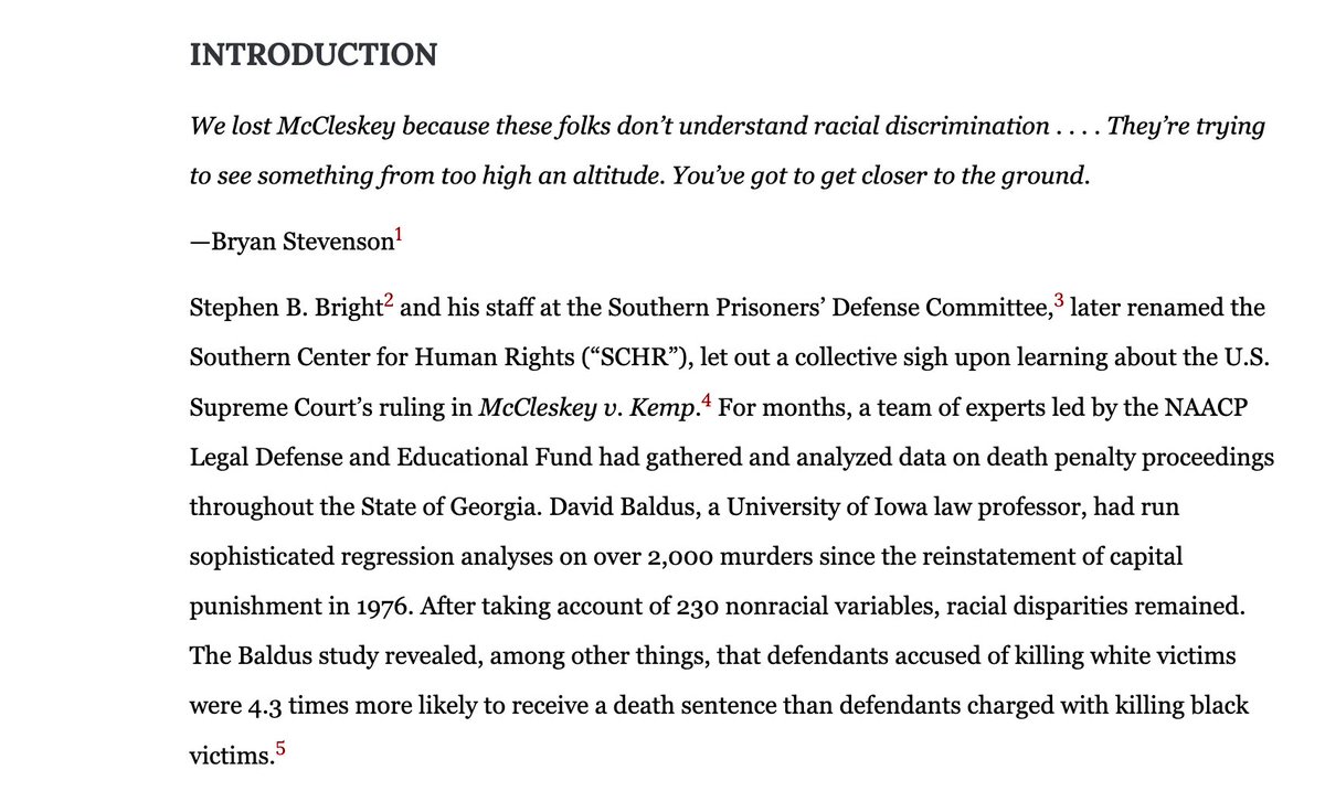 The younger generation of lawyers in the trenches had doubts the McCleskey litigation would yield judicial abolition of capital punishment. Yet their disquiet didn't stop them from doubling down on equality after that tragic decision. @SCalLRev UP NOW: bit.ly/3vWb22d