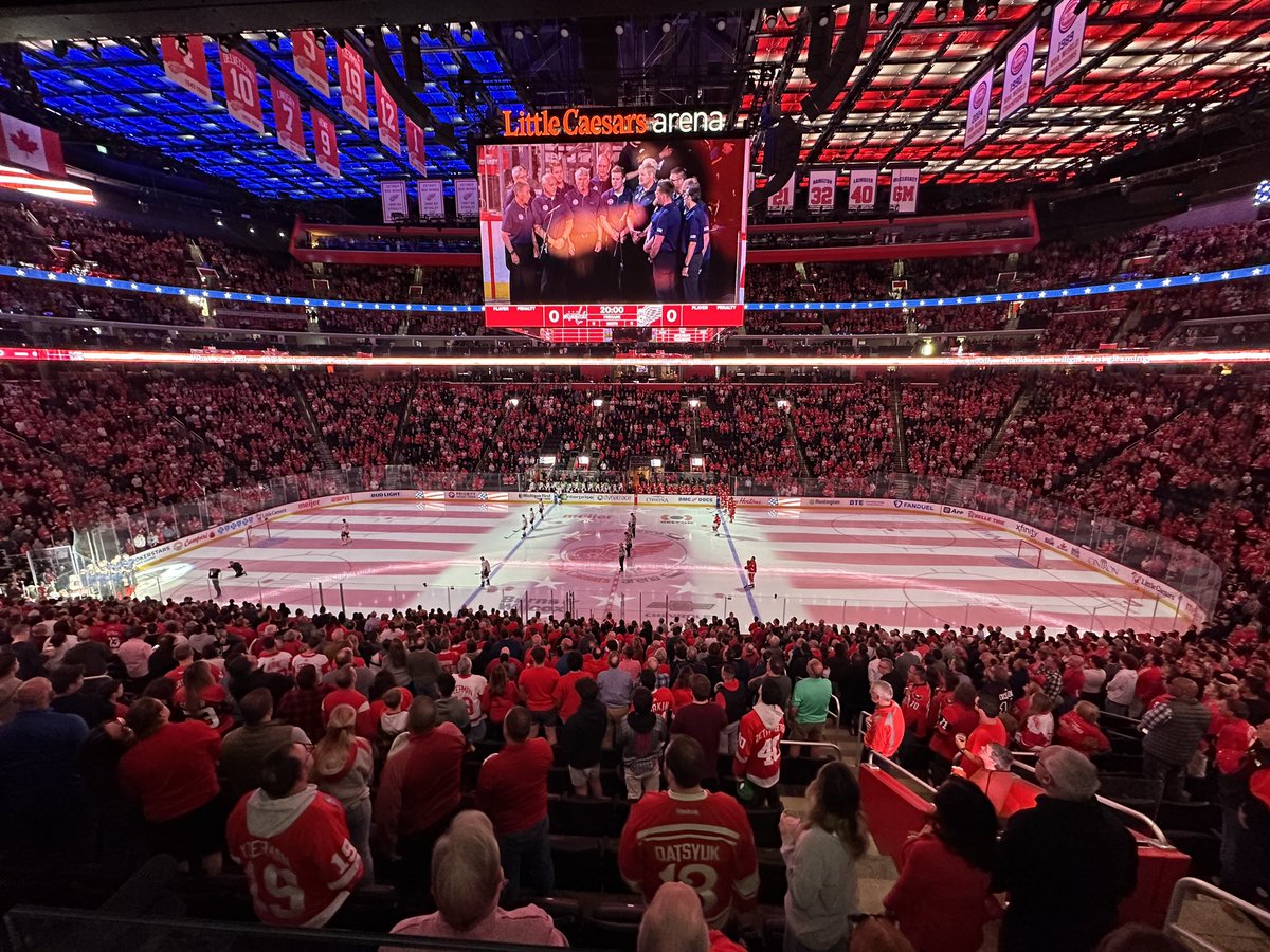 Playoff vibes in Detroit. Join us on @ESPN.