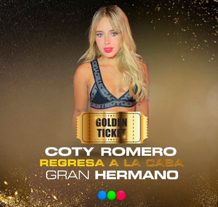 ladymoskigna's tweet photo. Hoy entra Coty nuevamente a #GranHermano.
🔴La quiero? si... la banco

🔴No me copa que entre a jugar. Ya lo hicieron demasiado largo al programa

🔴Espero que su juego no sea desestabilizar a Furia. Confío en que fulmine a Manzana.

🔴Espero no cancelarla. Me dolería pisotearla https://t.co/mzIJbUEH1d