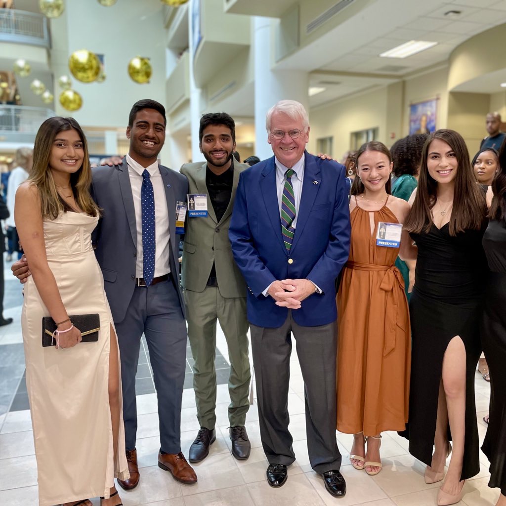 Our students rule the world 🌍 We recognized our students, faculty and staff this week at the 26th annual STUEYs. This also marks the final Student Life Achievement Awards for our President, Dr. Hanbury. Congrats to every nominee and winner! 🏆 #NSUSharks