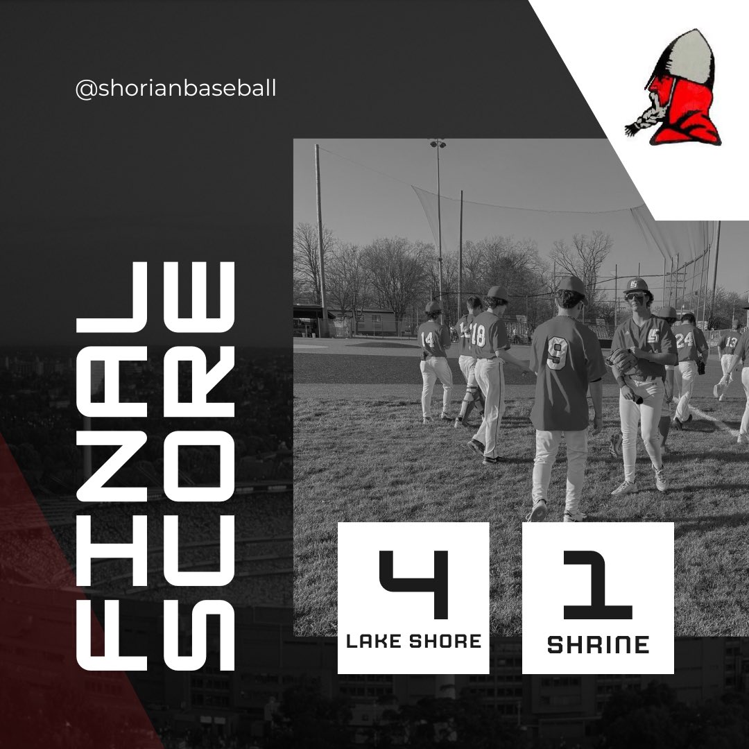 ‼️Shorian Victory‼️ Nice come from behind win today against Shrine. Pitching was lead by @DanteMessina7 and Vance Seamans. @StevenLikins gave us the go ahead hit.