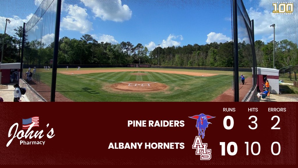 Hornets Win Rd 1 of District Tournament! Junior Aaron Dickson goes CG 5 IP 3 H 1 KO 0 R. Big offensive day by Woods 2-3 1 RBI, Grob 1-3 2 RBI, Randazzo 1-3 2 RBI, Domiano 2-3 2 RBI, Hoffman-Olmo 1-1 1 RBI 3 R, &amp; Ballard 2-2 1 RBI 2 R.