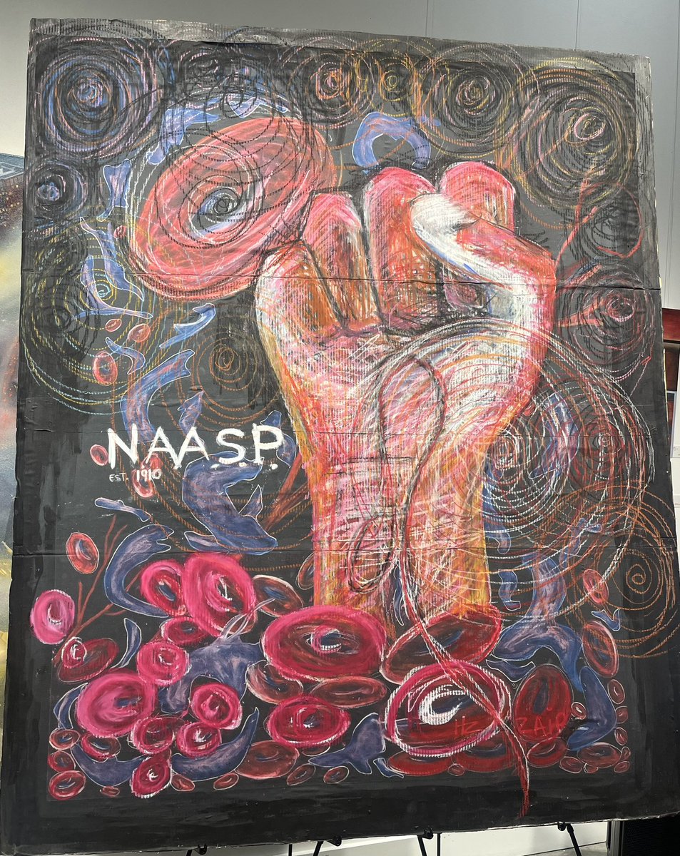 Honored to be part of the opening of the #sicklecell association’s “Nod to Naz” - a tribute to #haitian artist Hertz Nazaire