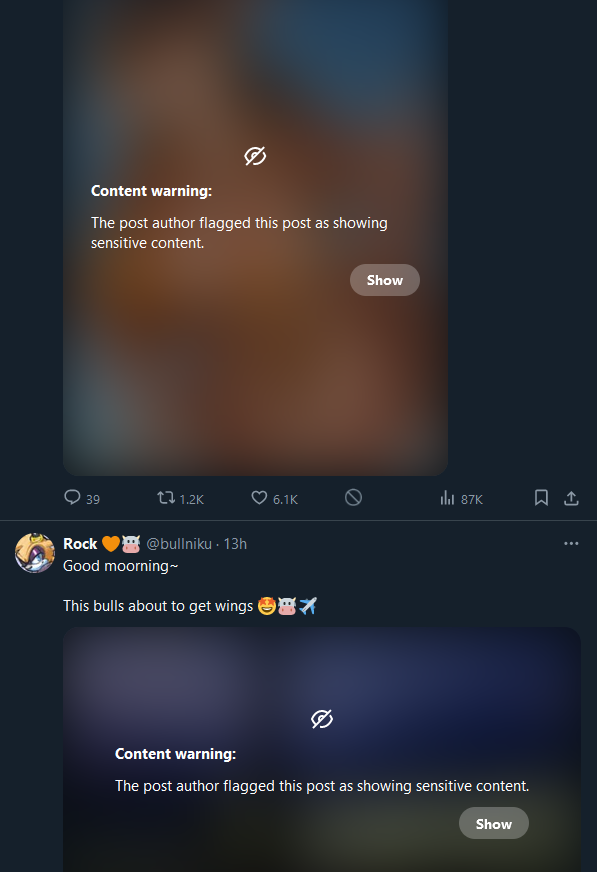 furfNSFW's tweet photo. Alright at the request of a few people saying the blur is starting to affect the feed, I've updated the userstyle to automatically unblur the feed as well 👍 You can manually update, or let Stylus auto-update the style within a day. https://t.co/qSWxk8nOUi