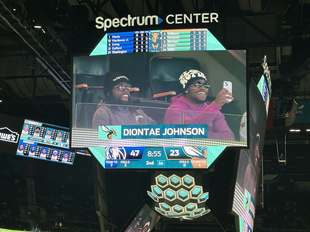 New #Panthers WR Diontae Johnson is at the Hive tonight.