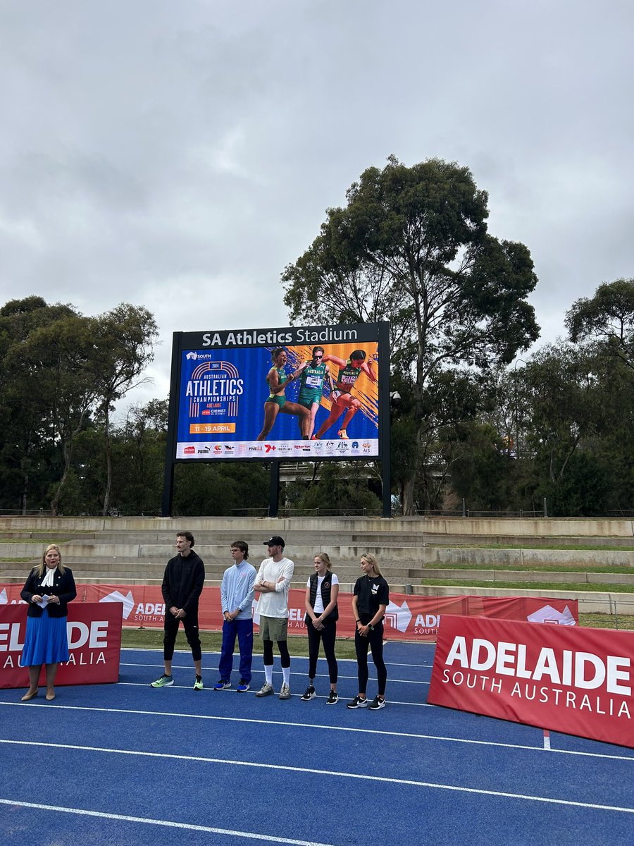 The stars are in the house 🏆 Some of the big names of the 2024 Chemist Warehouse Australian Athletics Championships have arrived at the SA Athletics Stadium. #ItsShowtime #ThisIsAthletics #SeeSouthAustralia #Adelaide