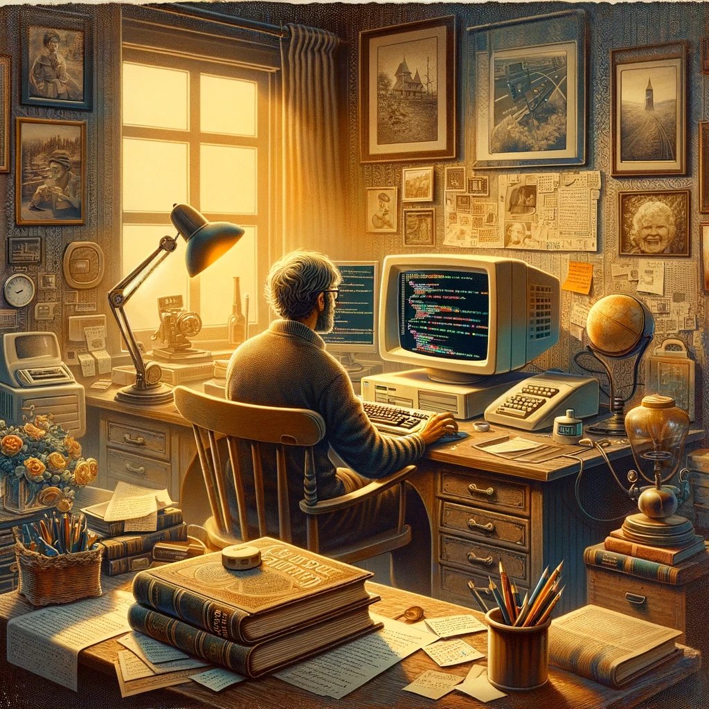 davepl1968's tweet photo. I see a lot of new developers struggling to find their way, and here's my advice:

First, you have to love what you do.  If you don't, now is the time to try truck driving school or some other venture.  You can make money in software engineering, but if you wouldn't do it for free (for your own purposes), it's not clear to me that it could ever be satisfying.

Second, you need to DO what you love.  You need to be coding either at home or after work or, if you're really blessed as I was, at work AND home.  I wrote things like Windows Zip Folders and started Task Manager at home as a creative outlet to tinker with things I didn't get a chance to touch at work.

Remember, if you're coding on something that truly ignites your passion, the time invested is never wasted, even if the project doesn't reach its full potential. However, I sincerely hope it does.

And when you get 80% done, and the fun is over, force yourself to slog through the website and user signup and promotion and whatever else to "ship it".  I never made a dollar off a product I didn't finish.  Finishing stuff is what made me unique.  I shipped a lot of code, both at work and at home.

If you do these things well, eventually you'll find yourself doing PRECISELY what you love all day long.