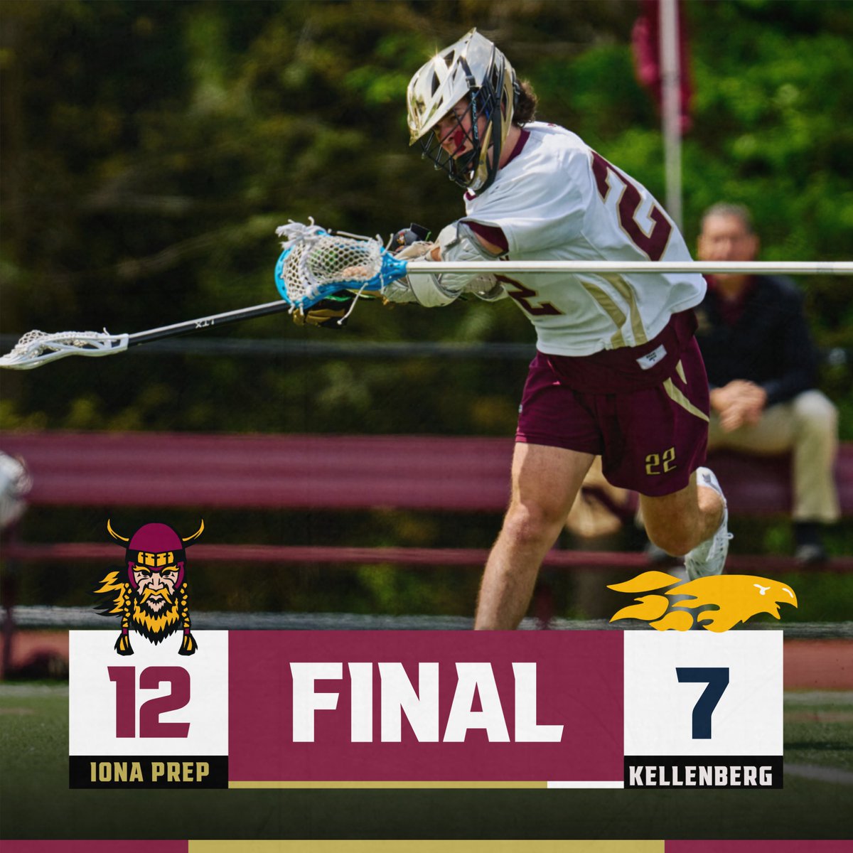 Final Score | Varsity @ionapreplax 12, Kellenberg 7 Next: Stepinac #GoGaels🥍