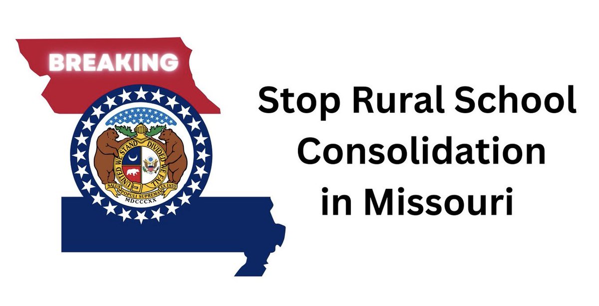Missouri legislature is scheduled to vote tomorrow on a bill, if passed, which will result in the consolidation of rural Missouri schools. Use the link NOW to contact your legislator. Let them know you support Missouri rural schools! p2a.co/Szv3UbU @MOFarmBureau