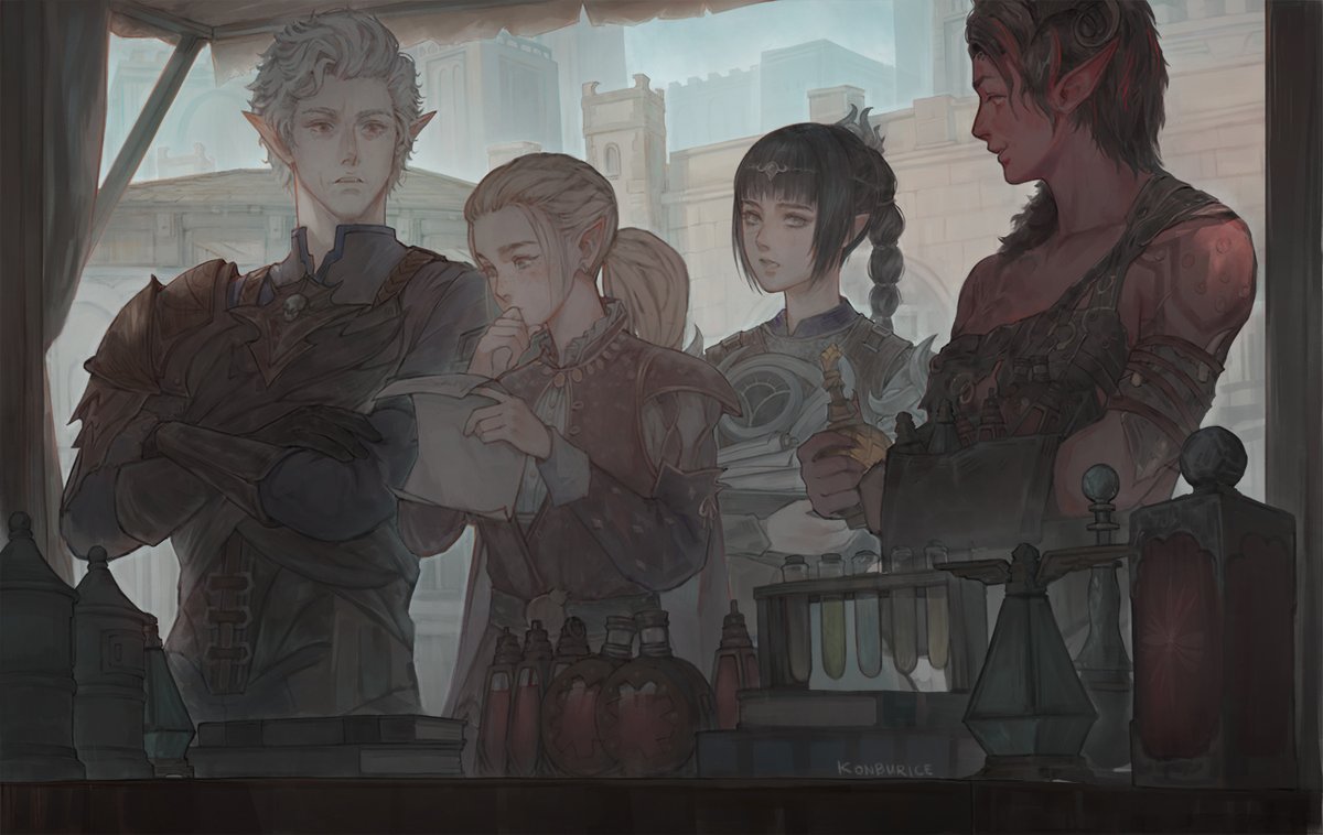konburice's tweet image. hello #PortfolioDay !
I'm konbu, an illustrator and i love videogames😃✨