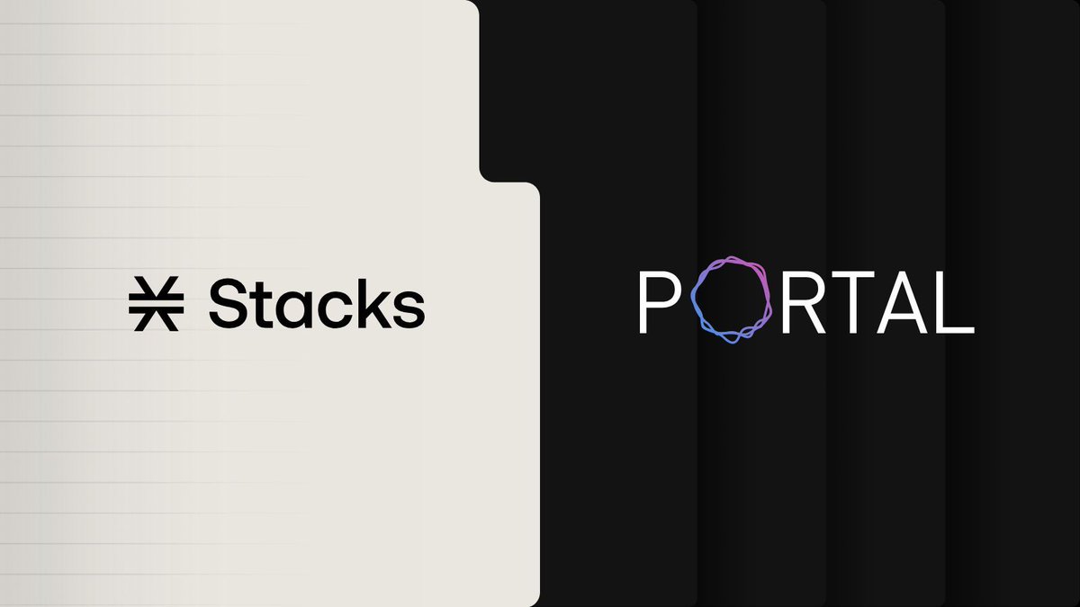 🟧 @portal_finance announces support for Stacks and sBTC on Portal Cross-Chain DEX Portal DeFi is a premier liquidity hub for DeFi built on Bitcoin, committed to providing access for layered assets built on Bitcoin. Activate the Bitcoin economy with the leading Bitcoin L2 🧡