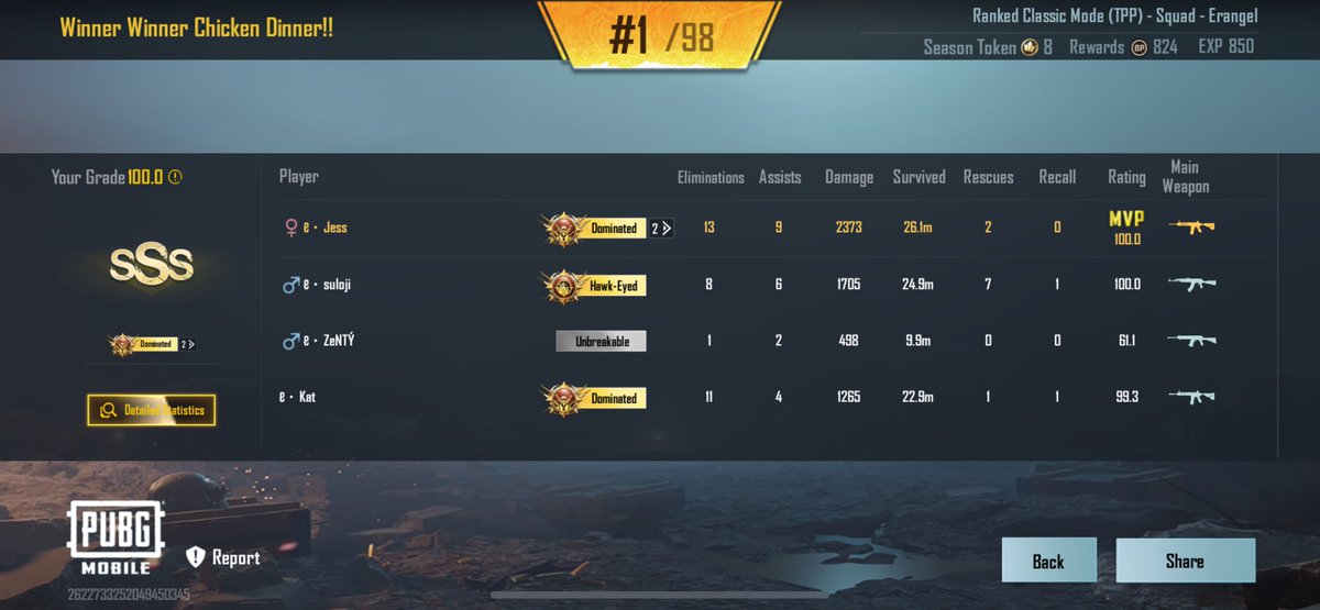 Games with Euphoria Clan Members in the Skyhigh Spectacle mode have been fun and sweaty today! 

#PUBGMOBILEVIP #PUBGMVIP