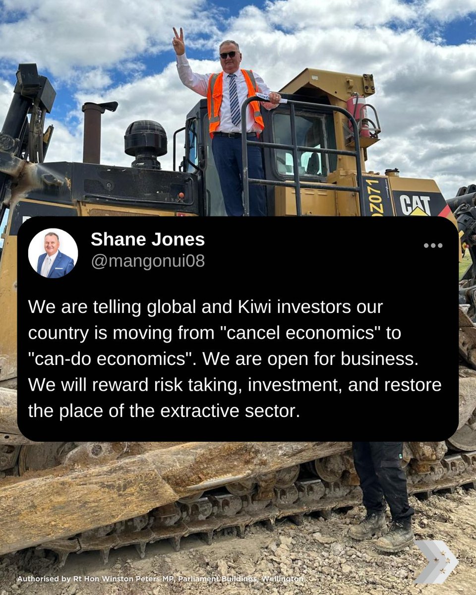 Minerals are about to enjoy a resurgence' - Shane Jones (@mangonui08)