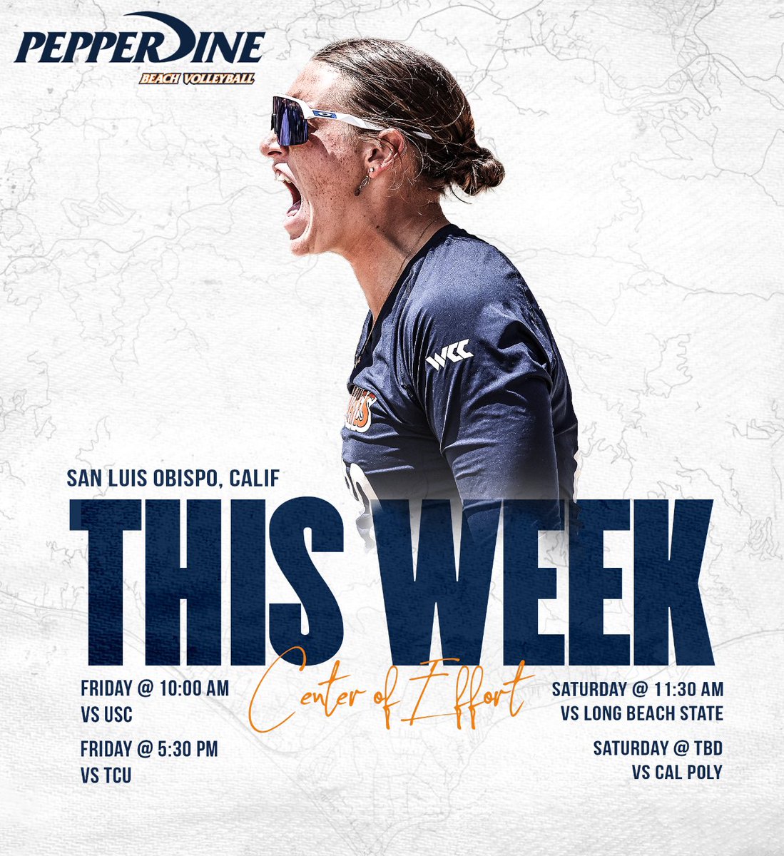 PepperdineBVB's tweet photo. More beach volleyball on tap for the weekend!!

#WavesUp https://t.co/DfmE5lF2VY