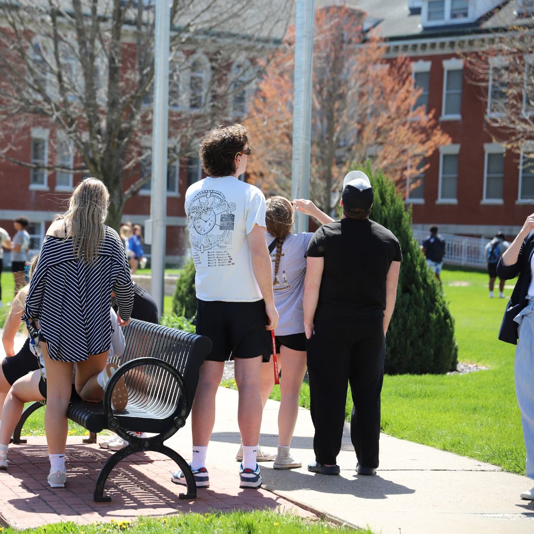 Wildcats' futures are so bright - they have to wear solar eclipse glasses! The quad was the place to be on 'the Hill' yesterday around 1:45 pm. For many of the students, the partial solar eclipse was their first time to see such a historic solar event. #CSContheHill