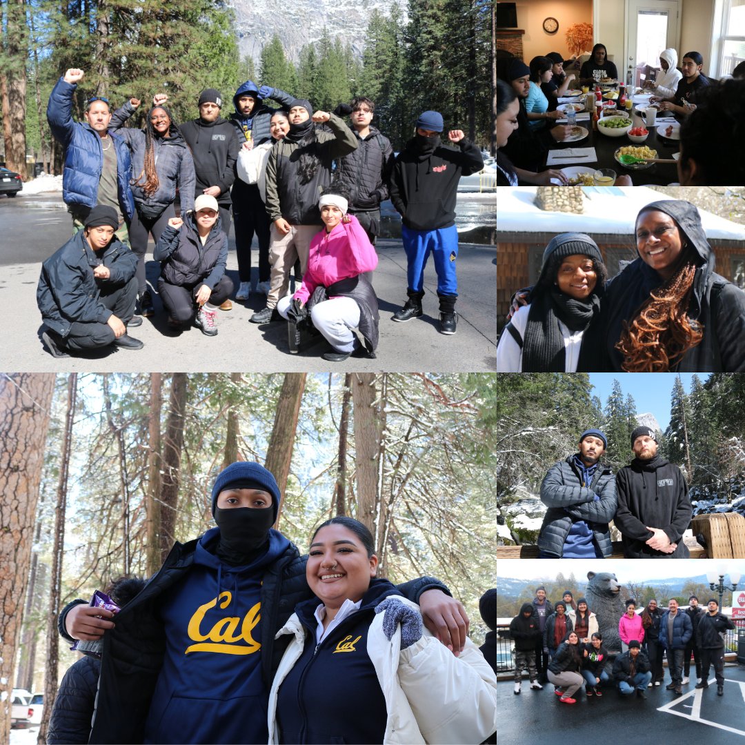 Recap of our recent DBB Fellow trip to Yosemite! Fellows enjoyed a snowy hike to Vernal Falls/Mist Trail, meaningful discussions, and plenty of downtime for activities. Cozy dinner and campfire circle followed. #ItTakesCURYJ #DreamBeyondBars #BuildYouthLeaders